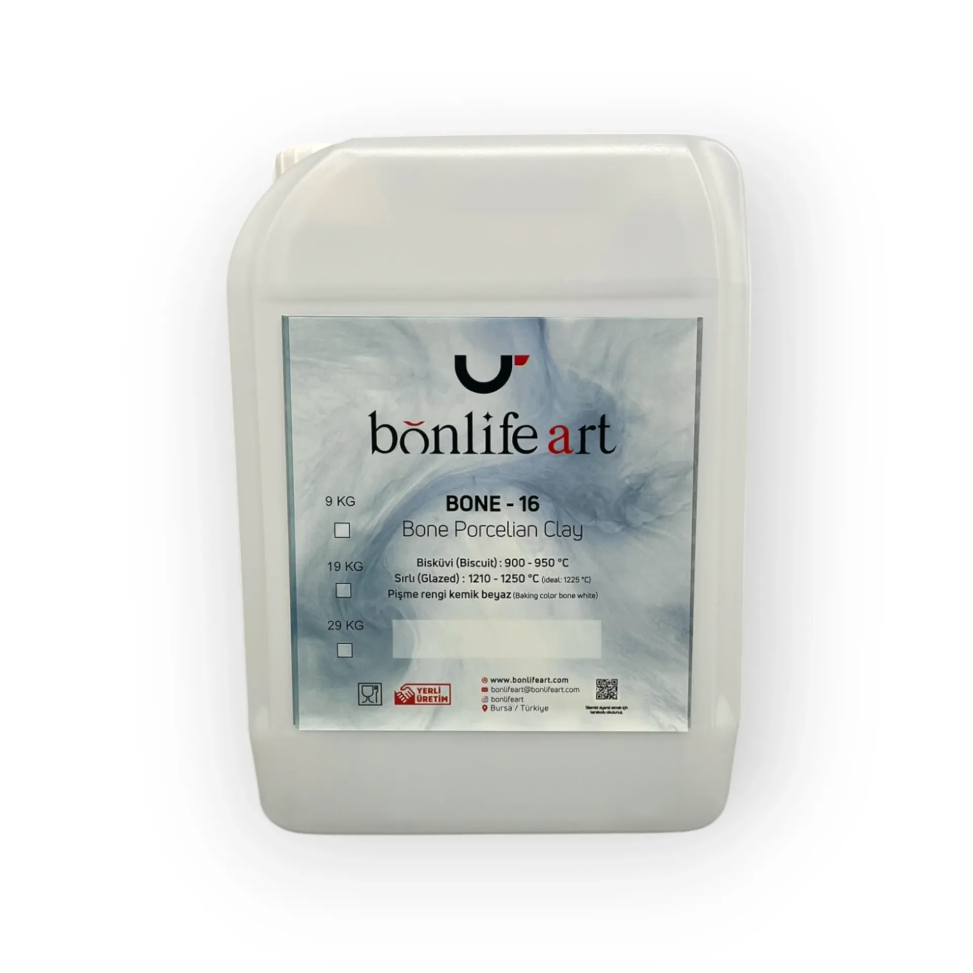 BON16 Kemik Porselen Döküm Çamuru