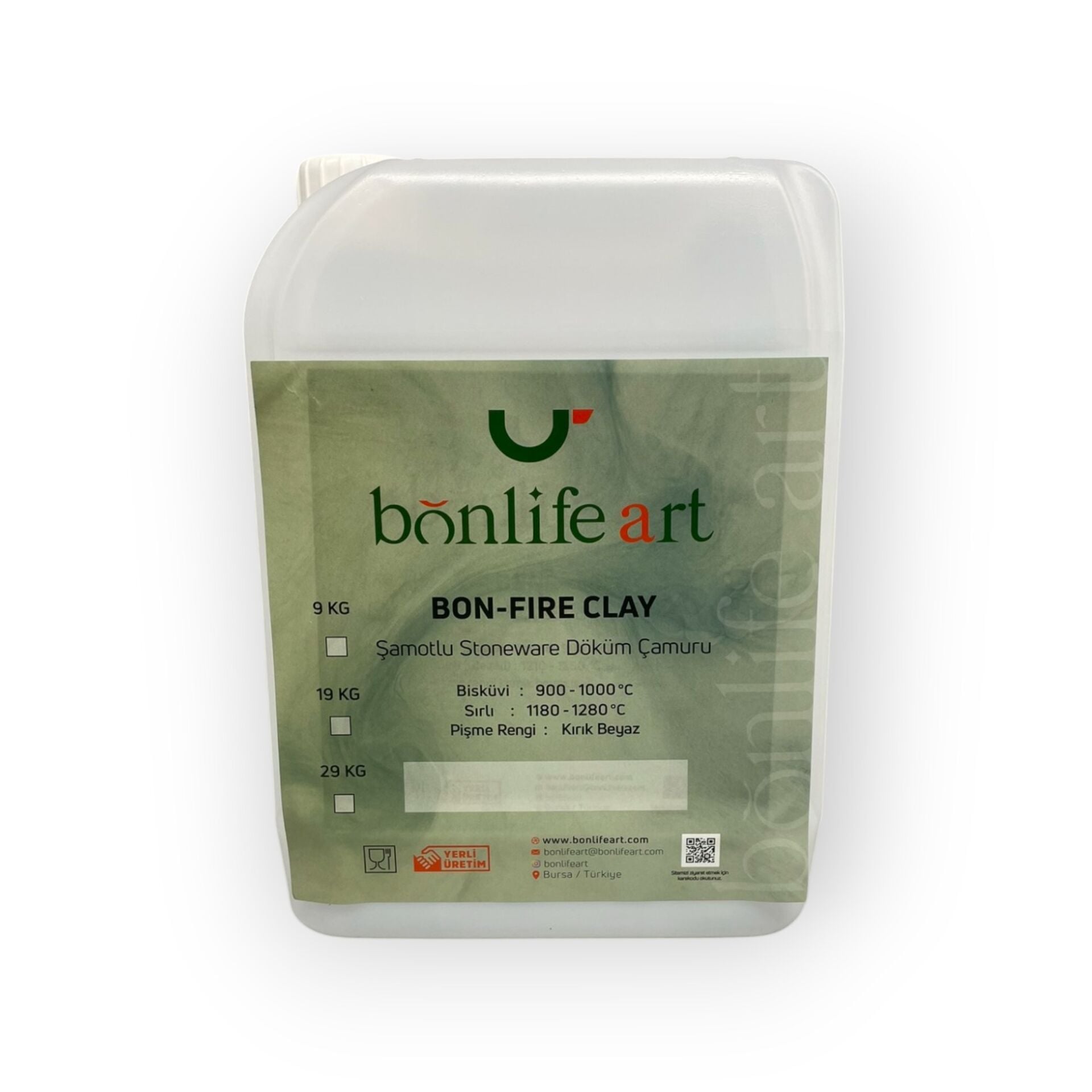 BONŞMT  Şamotlu Stoneware Döküm Çamuru
