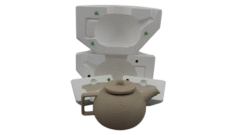 TEA407 KAPAKLI ÇAYDANLIK KALIBI