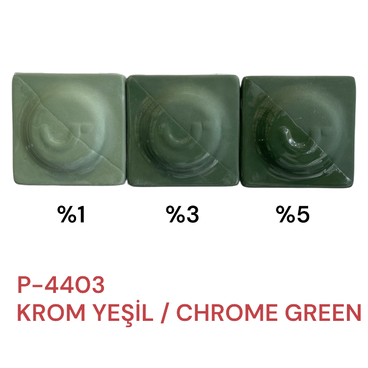 P4403 Krom Yeşil Porselen Döküm Çamuru