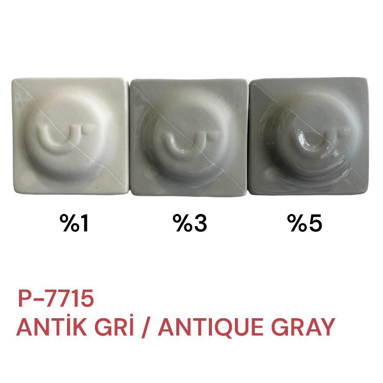 P7715 Antik GRİ Porselen Döküm Çamuru