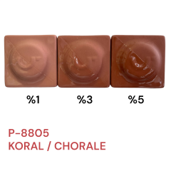 P8805 Koral Porselen Döküm Çamuru