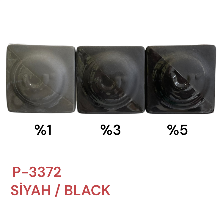 P3372 Siyah Porselen Döküm Çamuru