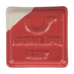 CMT3357 Mat Bayrak Kırmızı Sır 1200°C 400 GRr