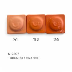 S2207 Turuncu Stoneware Döküm Çamuru