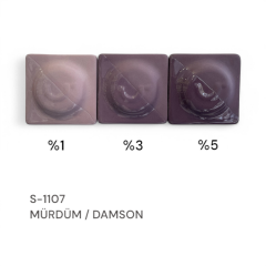 S1107 Mürdüm Stoneware Döküm Çamuru