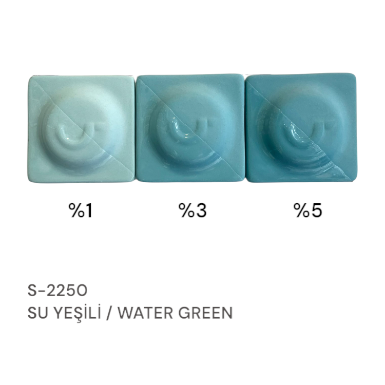 S2250 Su Yeşili Stoneware Döküm Çamur