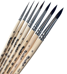 Roubloff 1410-1 Sibirya Sincap Doğal Kıl Seramik Fırçası