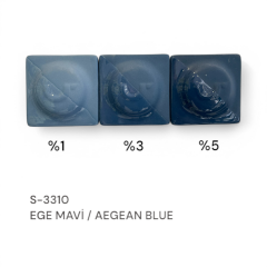 S3310 Ege Mavi Stoneware Döküm Çamuru
