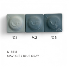 S-5518 MAVİ GRİ STONEWARE DÖKÜM ÇAMURU