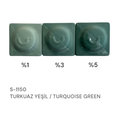 S1150 Turkuaz Yeşil Stoneware Döküm Çamuru