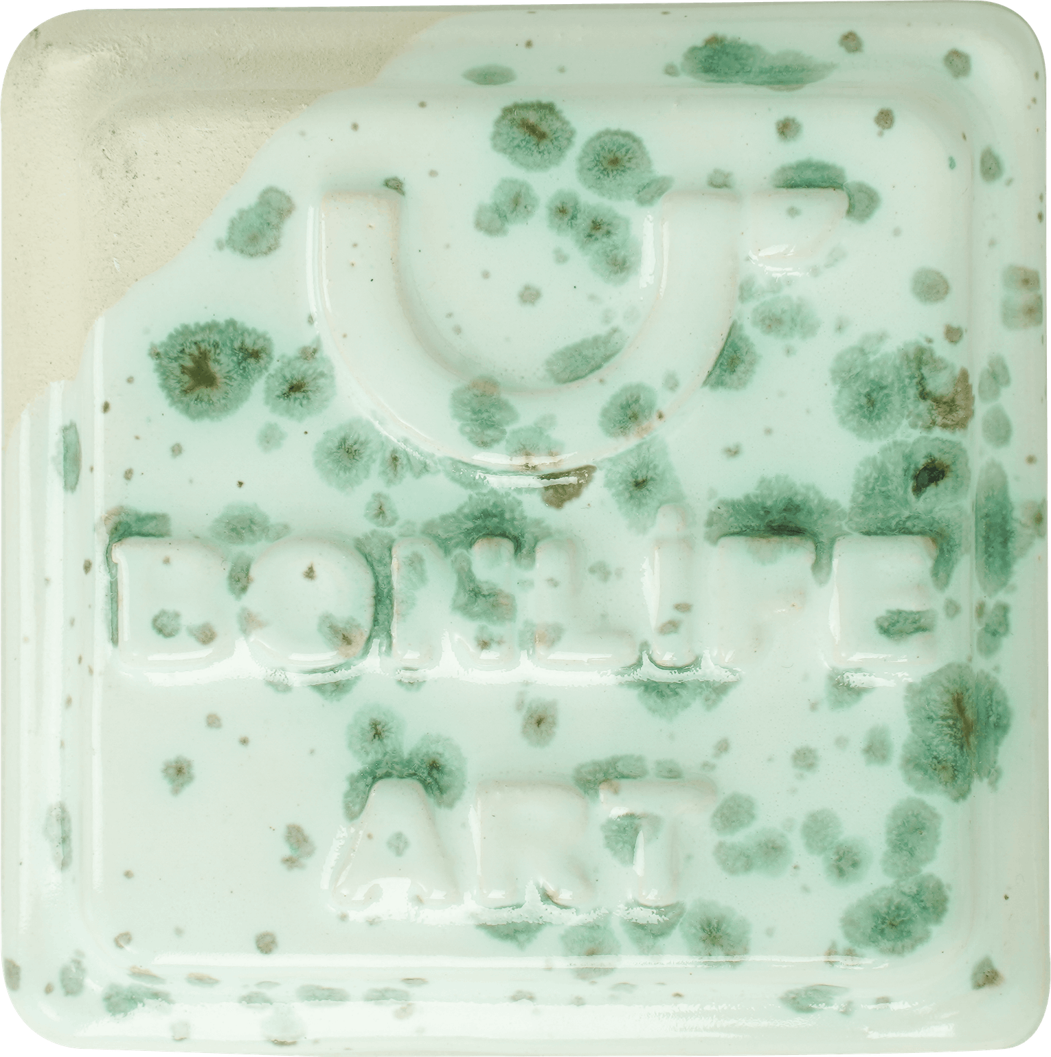 A013 Yeşil Nilüfer Artistik Sır - 1050°C