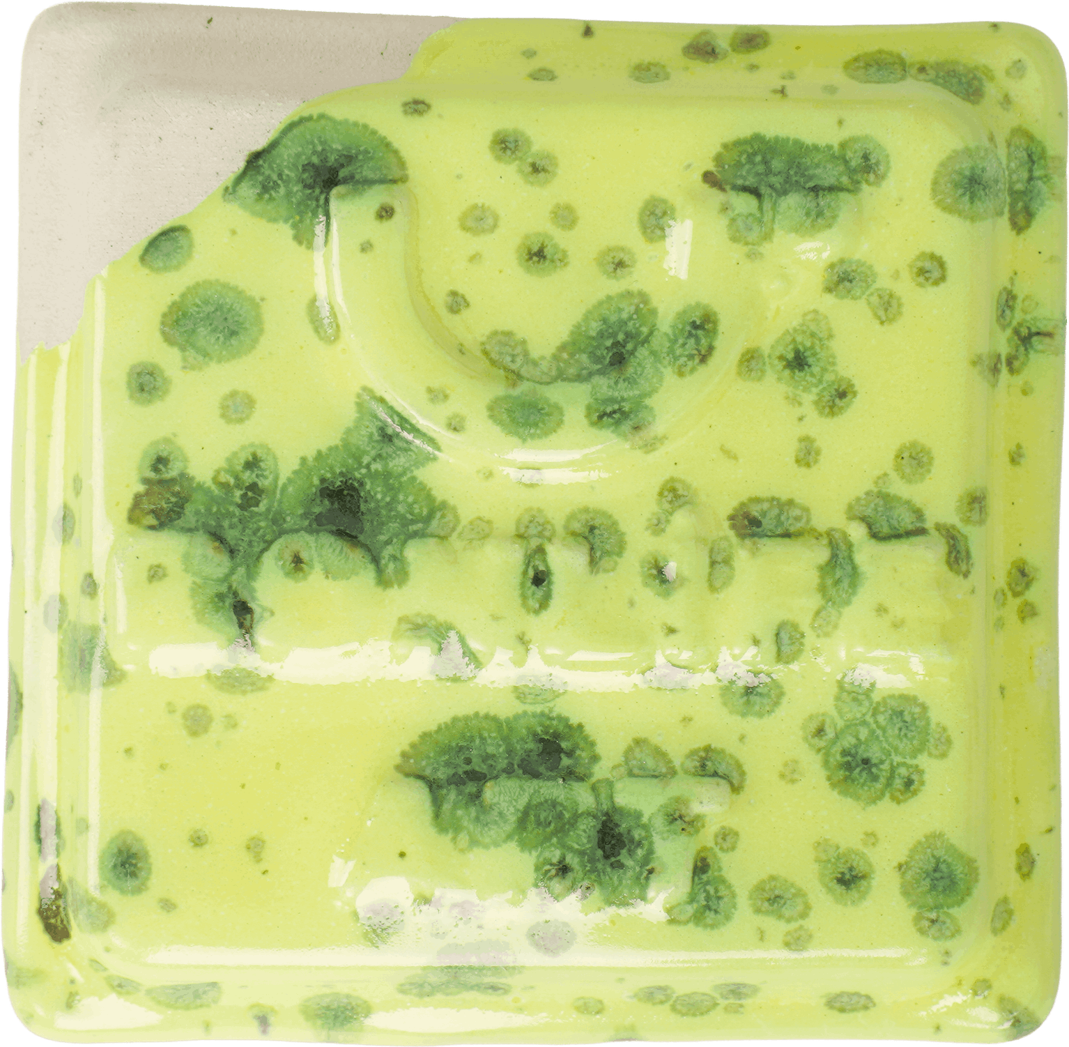 CR110 Benekli Soft Sarı Artistik Sır- 1050°C - 400 GR