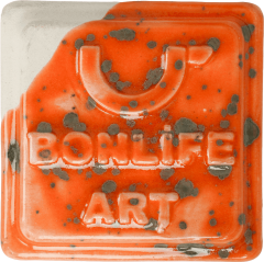 CR-104 BENEKLİ TURUNCU ARTİSTİK SIR - 1050°C - 400 GR