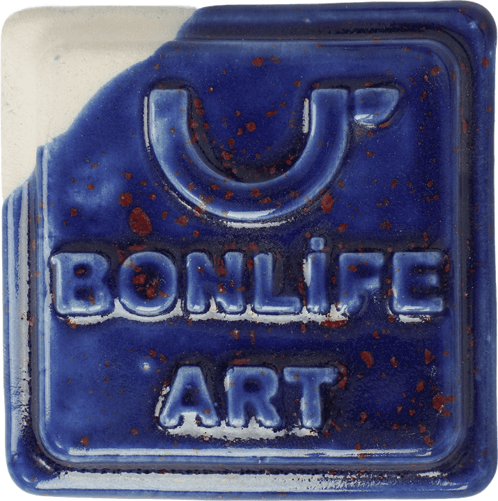 CR105 Benekli Zen Mavi Artistik Sır - 1050°C - 400 GR