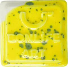 CR103 Benekli Limon Sarı Artistik Sır 1050°C