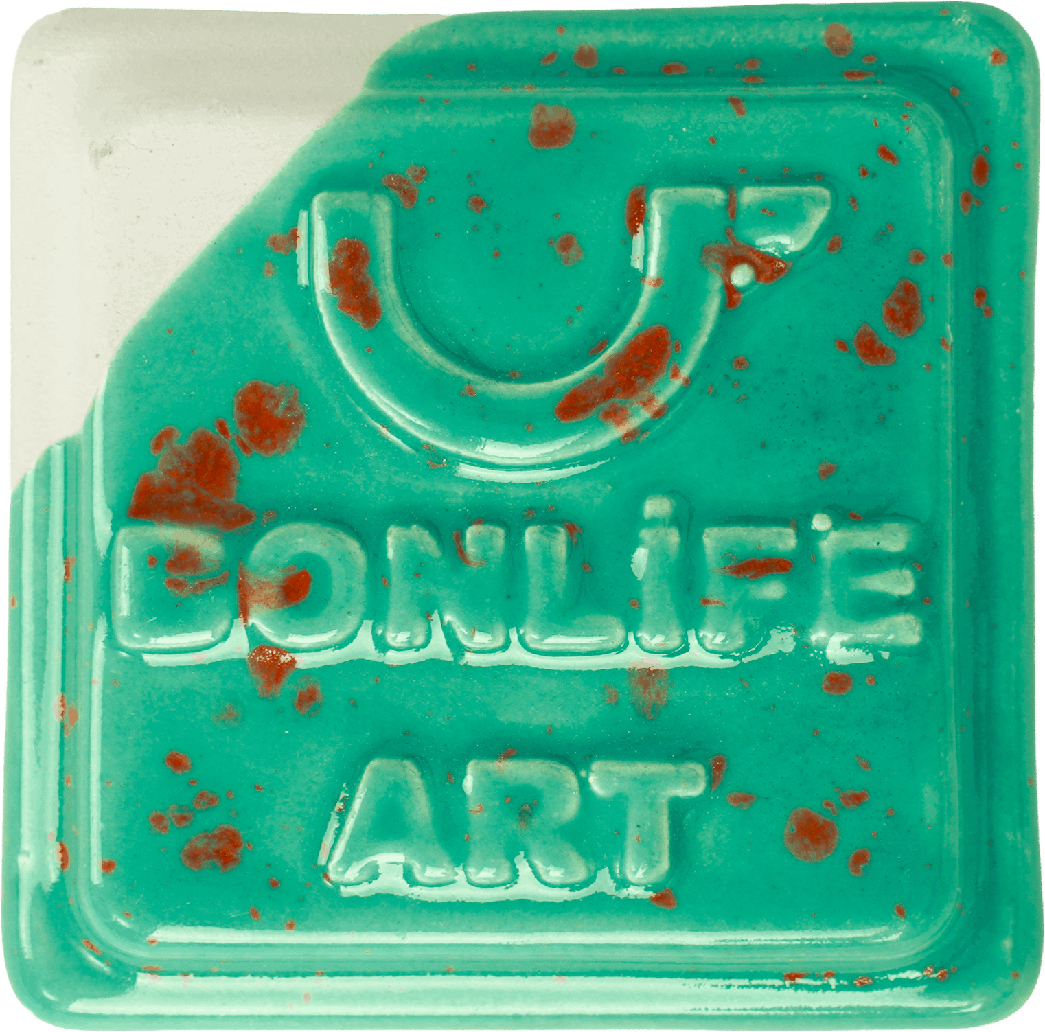 CR100 Benekli Su Yeşili Artistik Sır - 1050°C - 400 GR