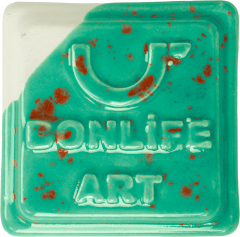 CR100 Benekli Su Yeşili Artistik Sır - 1050°C - 400 GR